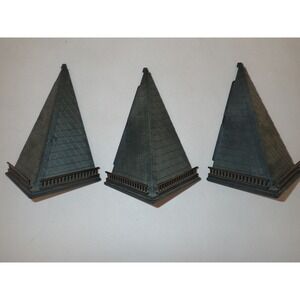 Playmobil Victorian Mansion REPLACEMENT Corner Roof Lot of 3 w/ Rails 70891‎